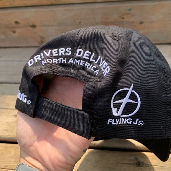 💙 NWOT Pilot Flying J “Road Warrior” Trucker Hat – Black Embroidered Cap - Picture 6 of 9